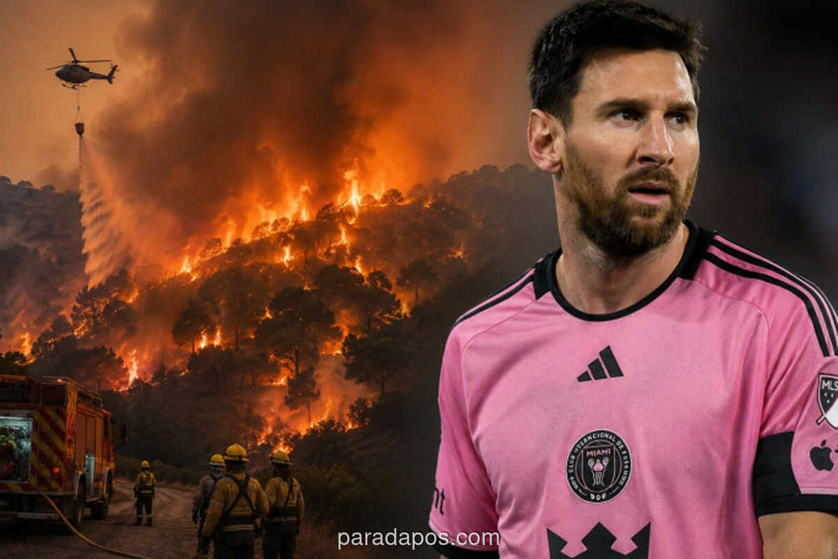 Messi Sumbang Rp1,65 Miliar untuk Rekonstruksi Kawasan Terdampak Kebakaran Hutan di Madrid