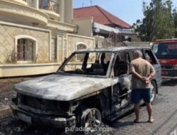 Mobil Range Rover Hangus Terbakar di Semarang, Diduga akibat Korsleting Listrik