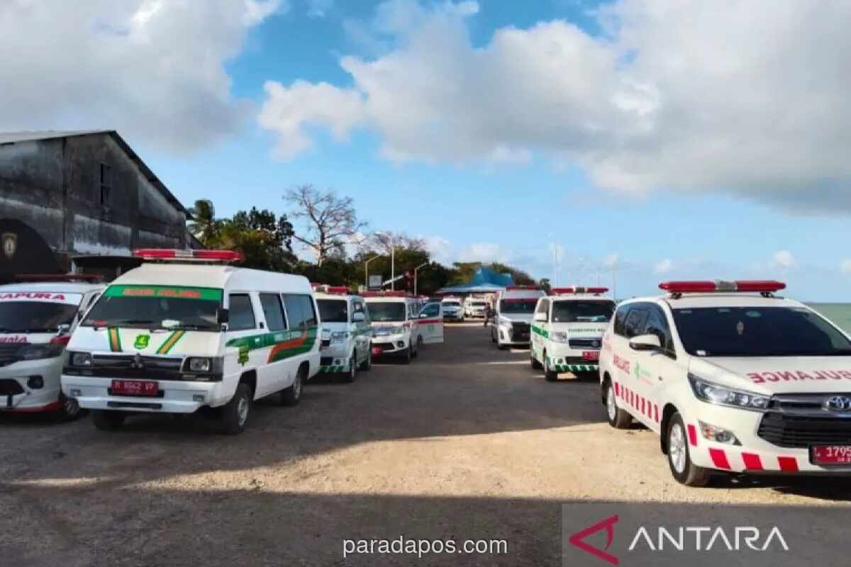 Pemkab Sumenep Siagakan 20 Ambulans dan Tiga Rumah Sakit untuk Evakuasi Korban Kebakaran KMP Mutiara Sentosa 2