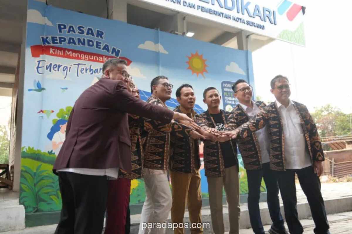 Pasar Kepandean Serang Manfaatkan PLTS 4 kWp untuk Hemat Listrik dan Perkuat UMKM