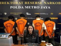 Polda Metro Jaya Bongkar Produksi Tembakau Sintetis di Jakarta, Empat Tersangka Diamankan