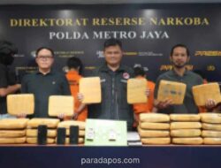 Polda Metro Jaya Sita 27,96 Kg Ganja dari Rumah Kontrakan di Cipinang, Tiga Tersangka Diamankan