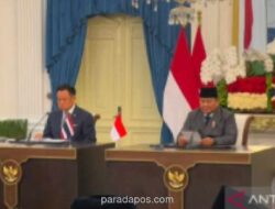 Prabowo dan PM Thailand Sepakat Konflik Timur Tengah Harus Diakhiri Lewat Jalur Diplomasi