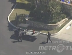 Pria Bersenjata di Dekat Lapangan Golf Trump Diamankan, Polisi Temukan Pistol dan Puluhan Amunisi