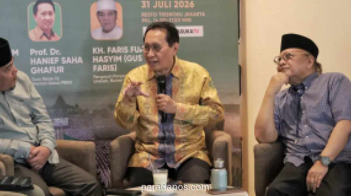 Mantan PBNU Hanief Saha Ghafur Usulkan AHWA Tak Hanya Pilih Rais Aam, tapi Seleksi Ketua Umum