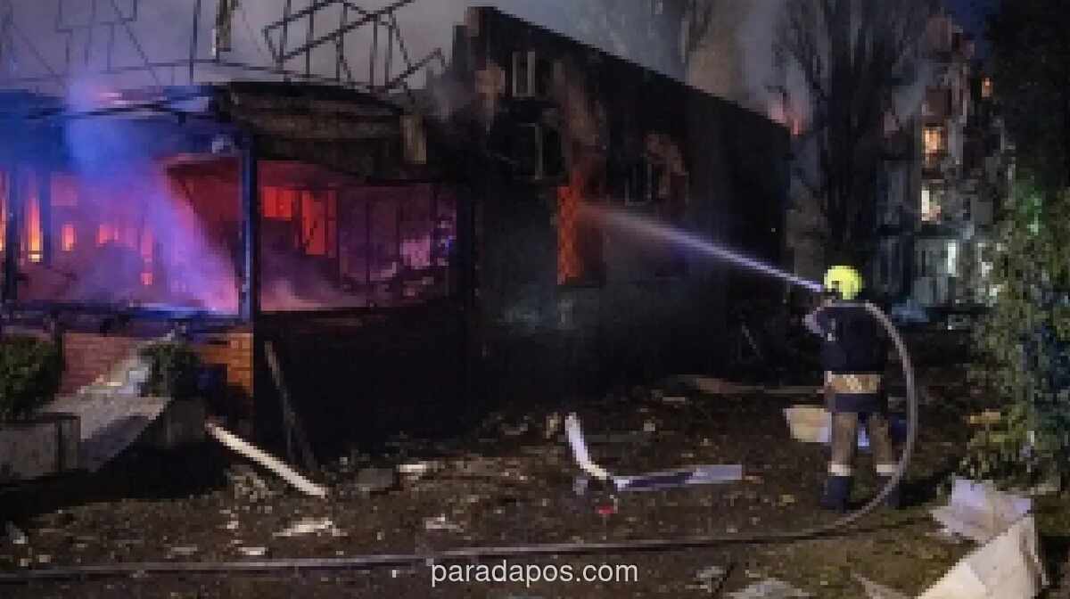 Serangan Rudal dan Drone Rusia Hantam Kyiv, 9 Tewas dan 28 Terluka Termasuk Anak-Anak