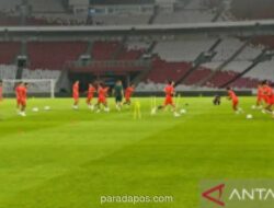 Timnas Indonesia Gelar Latihan Resmi di SUGBK Jelang Lawan Vietnam, Marselino Dipastikan Absen
