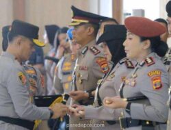 Kapolda Lampung Pimpin Sertijab, AKBP Raswidiati Anggraini Resmi Jabat Kapolres Lampung Utara