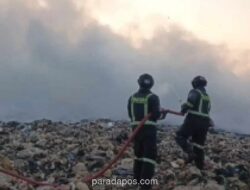 Kebakaran TPA Ciniru Kuningan Hanguskan Puluhan Ton Sampah, Angin Kencang Jadi Pemicu Meluasnya Api
