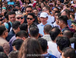 Jokowi Disambut Riuh Warga saat Ikut CFD di Kupang, Teriakan Terima Kasih Bersahutan